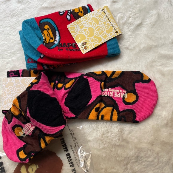 Bape Kids Baby Milo Colorful Socks - Picture 2 of 2